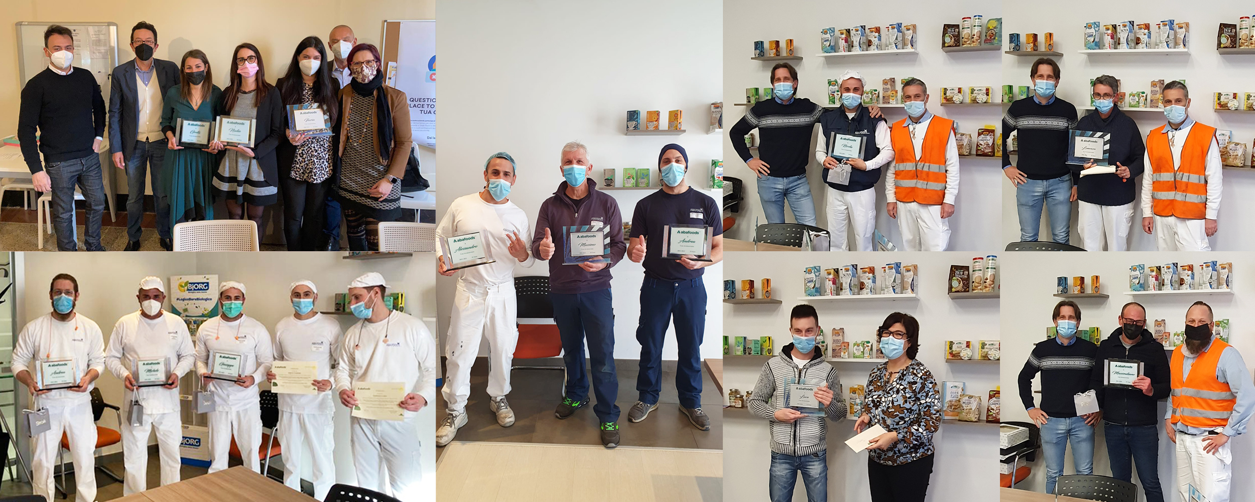 Premiazione Dipendenti Abafoods 10-15-20 anni
